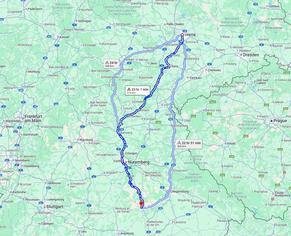 Anreise von Leipzig Zu Ingolstadt Über 