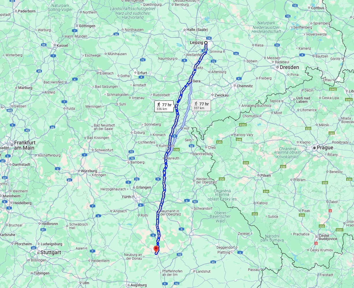 Anreise von Leipzig Zu Ingolstadt Über 