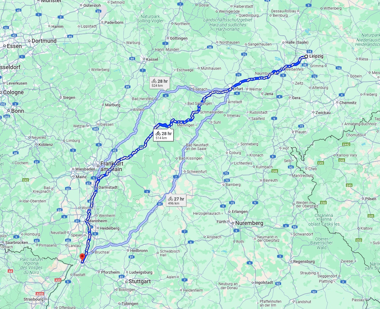 Anreise von Leipzig Zu Karlsruhe Über 