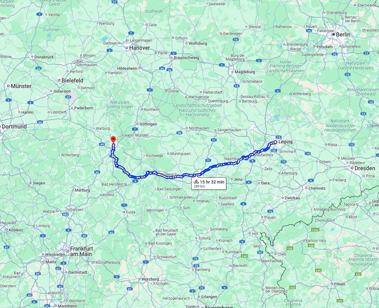 Anreise von Leipzig Zu Kassel Über 
