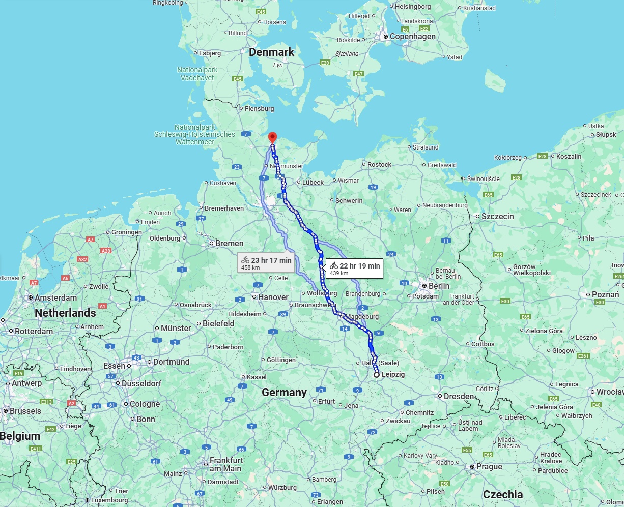 Anreise von Leipzig Zu Kiel Über 