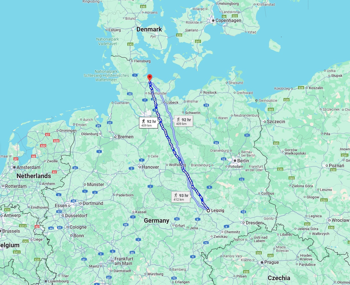 Anreise von Leipzig Zu Kiel Über 