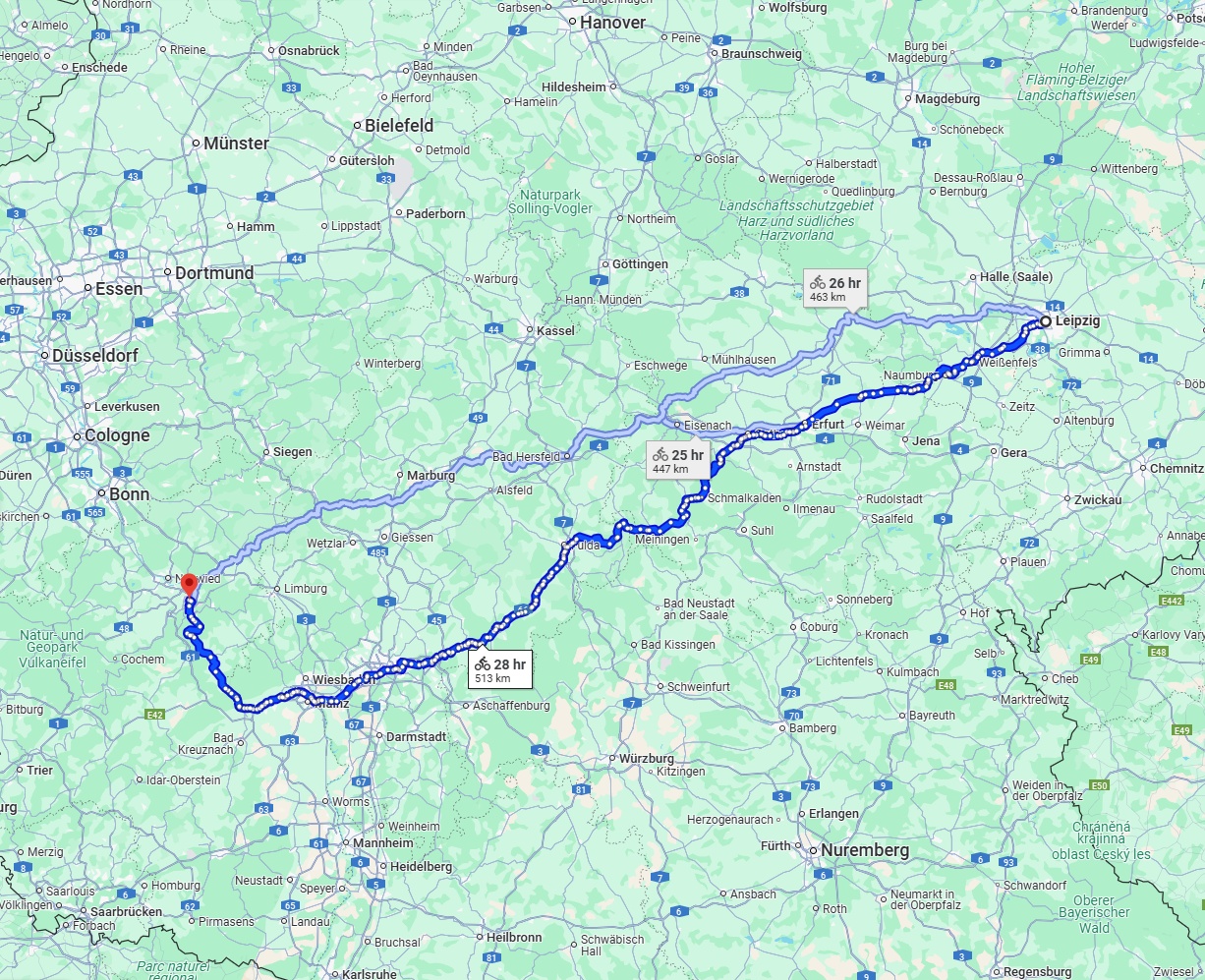 Anreise von Leipzig Zu Koblenz Über 