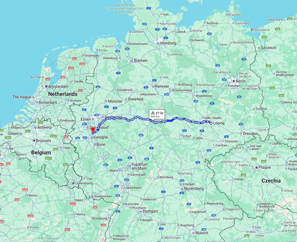 Anreise von Leipzig Zu Leverkusen Über 