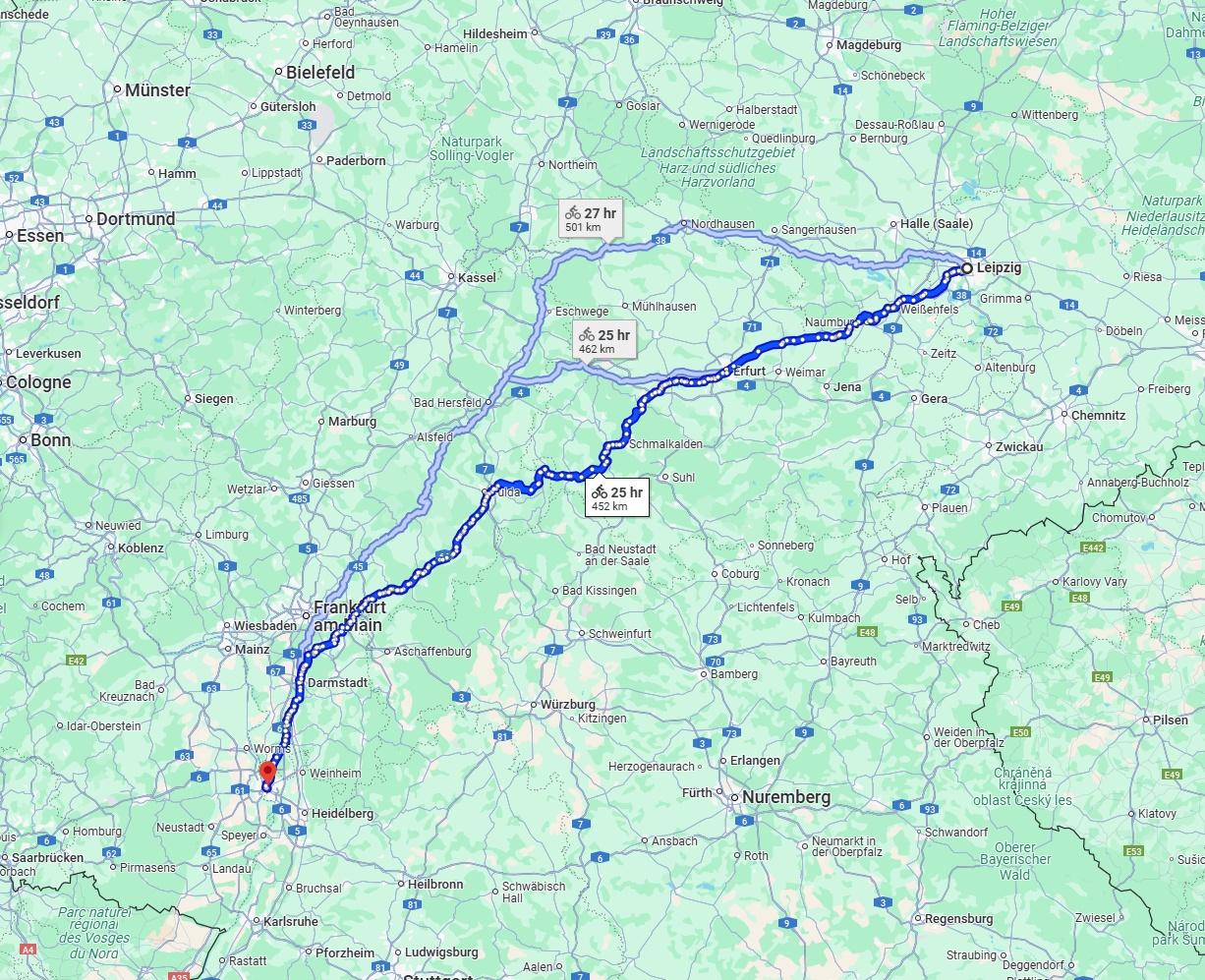 Anreise von Leipzig Zu Mannheim Über 