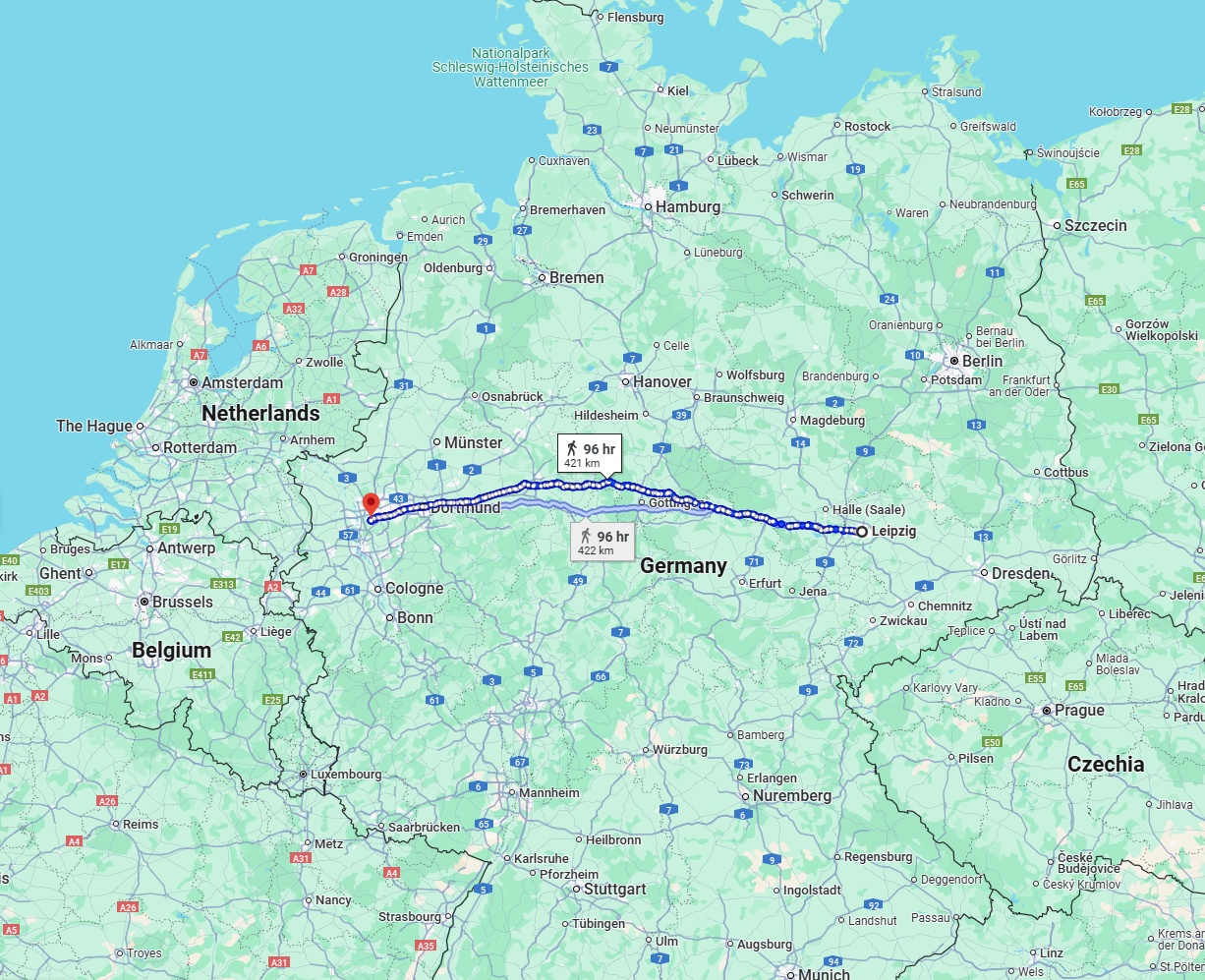 Anreise von Leipzig Zu Mülheim an der Ruhr Über 