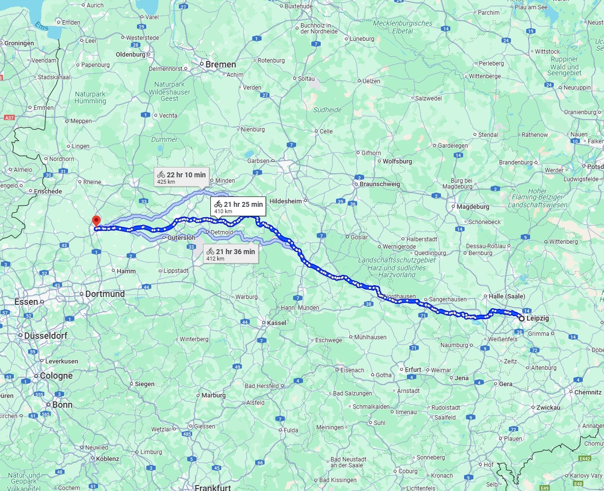 Anreise von Leipzig Zu Münster Über 