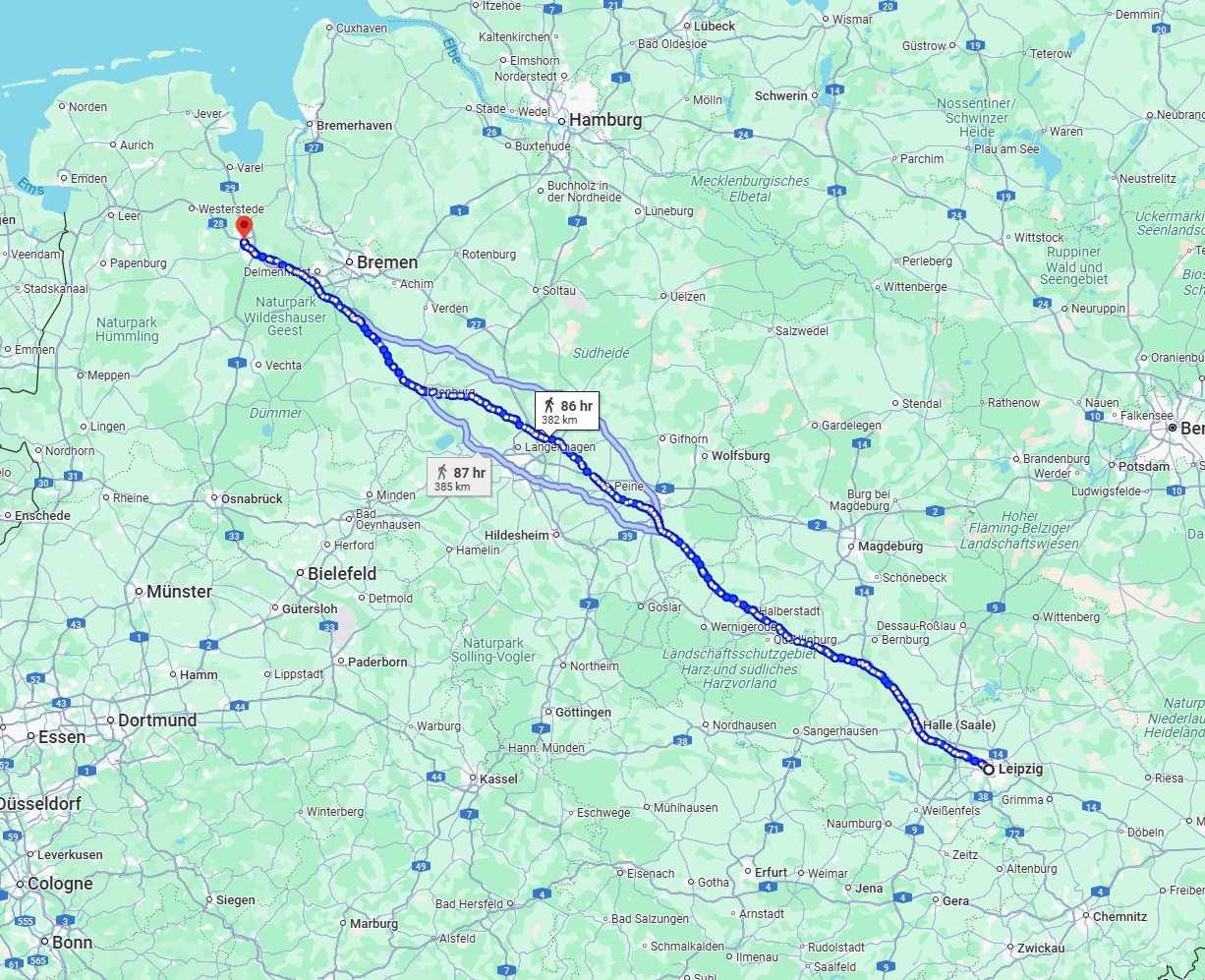Anreise von Leipzig Zu Oldenburg Über 