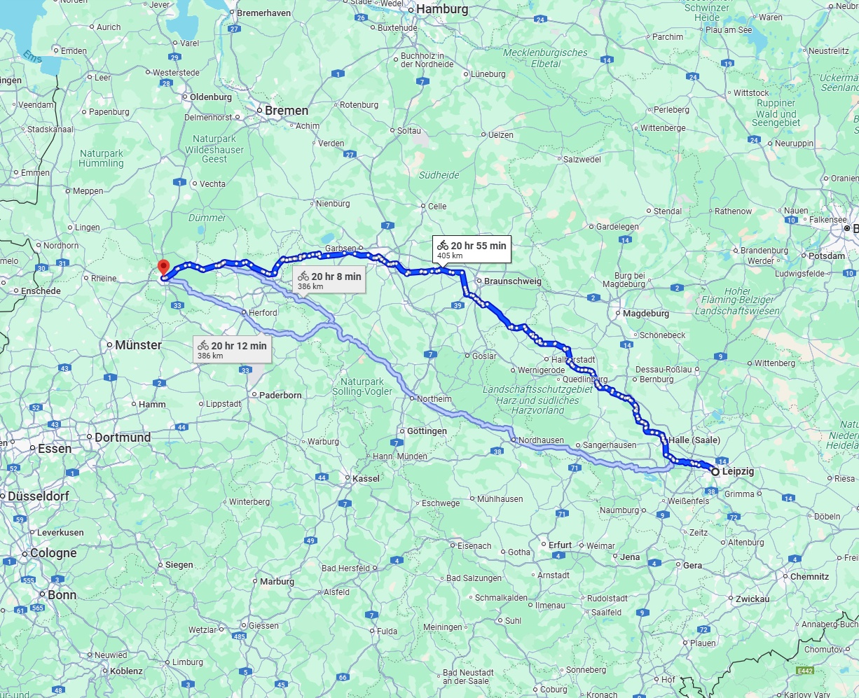 Anreise von Leipzig Zu Osnabrück Über 