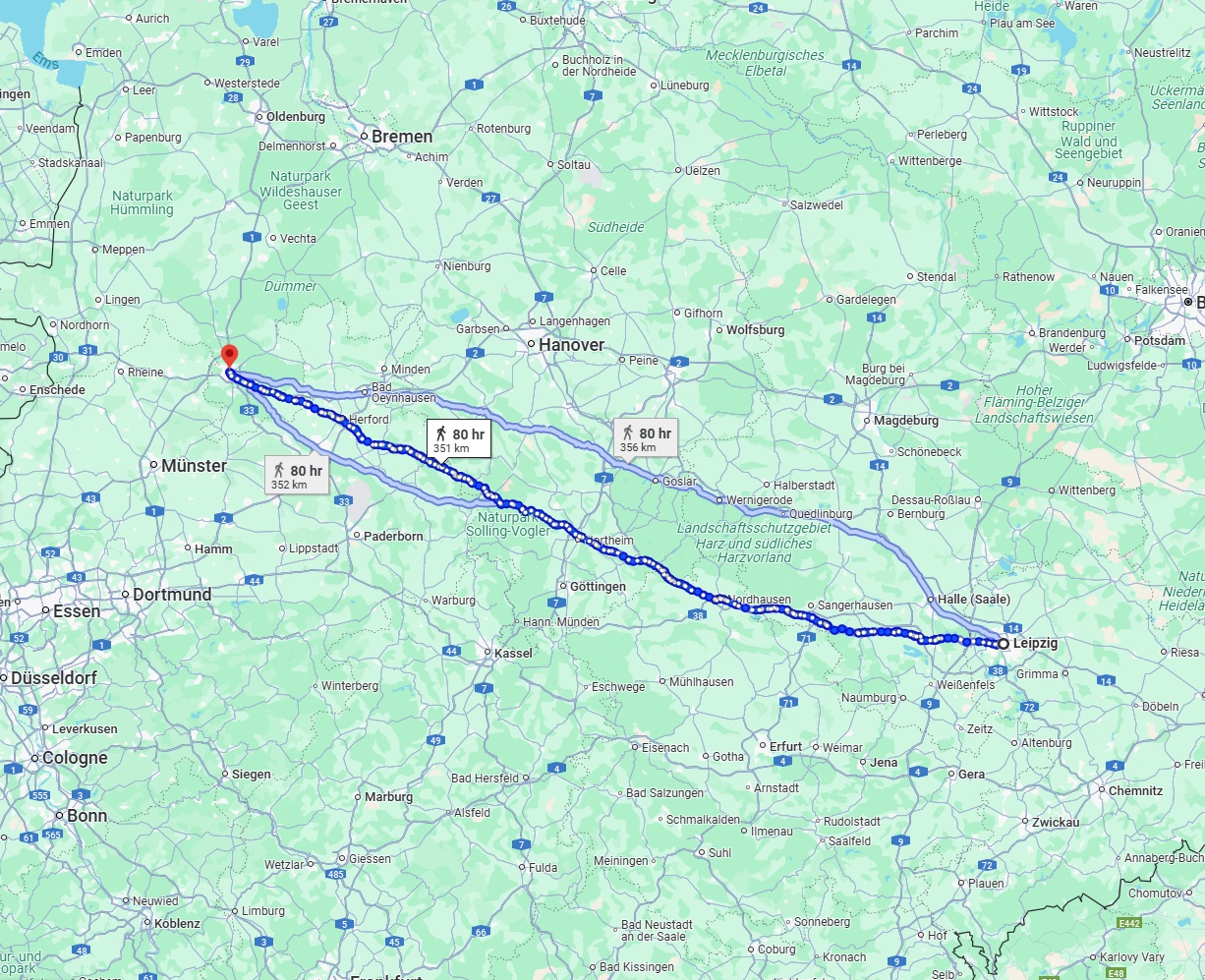 Anreise von Leipzig Zu Osnabrück Über 