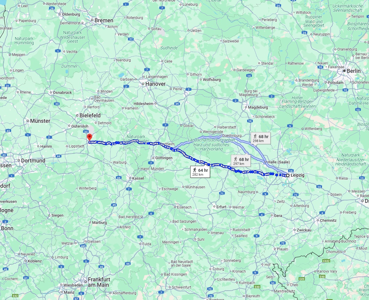 Anreise von Leipzig Zu Paderborn Über 