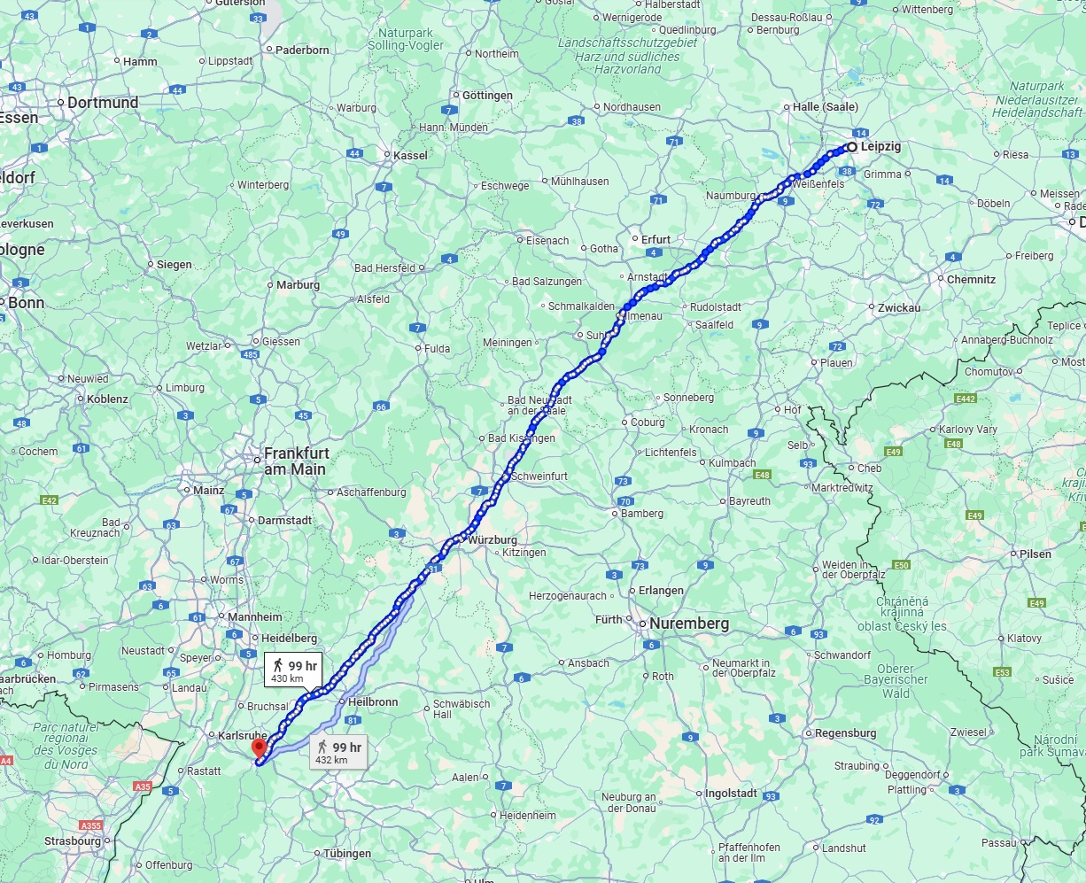 Anreise von Leipzig Zu Pforzheim Über 