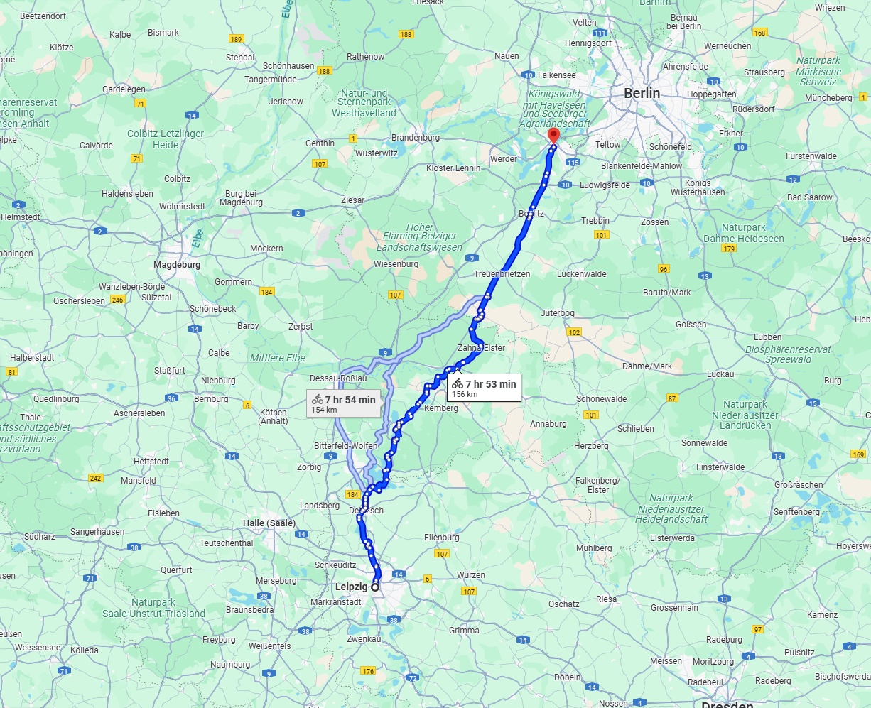 Anreise von Leipzig Zu Potsdam Über 
