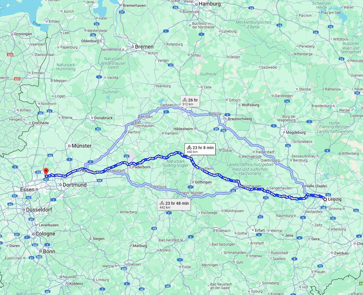 Anreise von Leipzig Zu Recklinghausen Über 