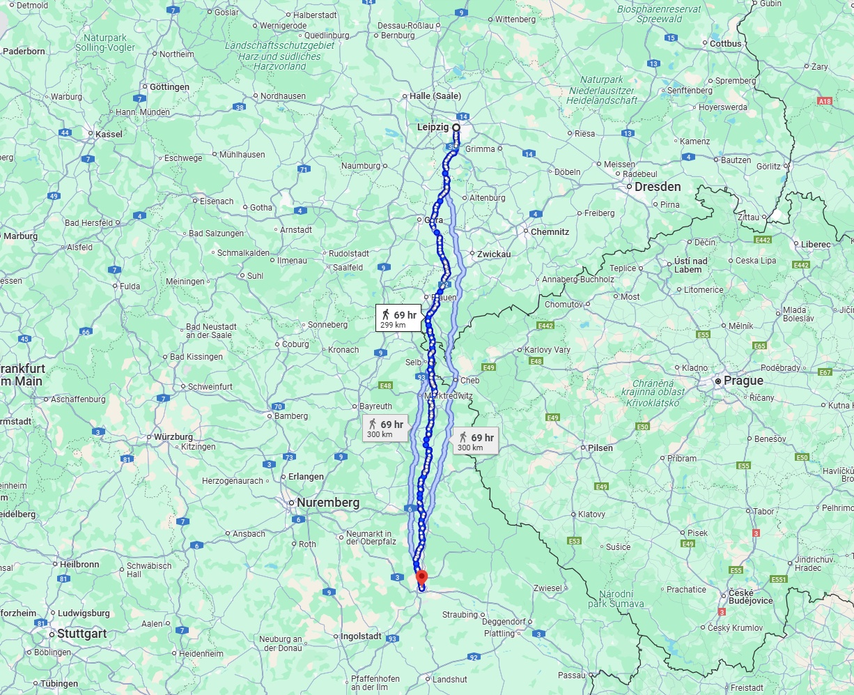 Anreise von Leipzig Zu Regensburg Über 