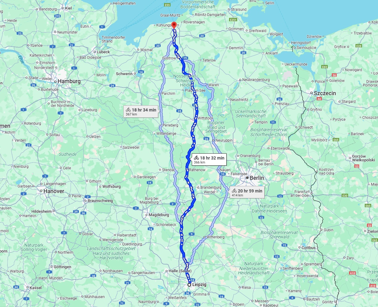 Anreise von Leipzig Zu Rostock Über 