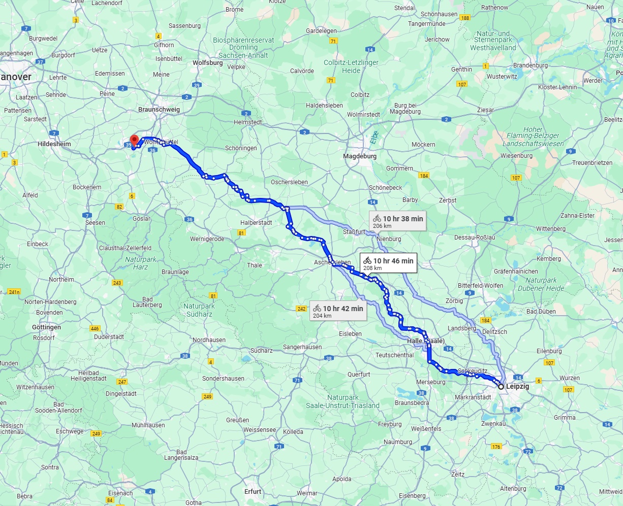 Anreise von Leipzig Zu Salzgitter Über 