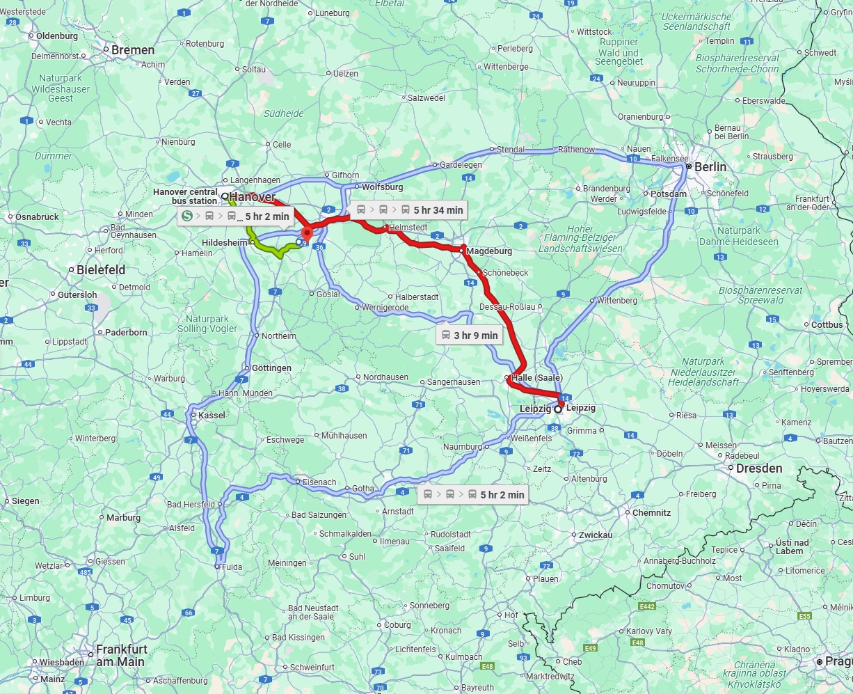 Anreise von Leipzig Zu Salzgitter Über 