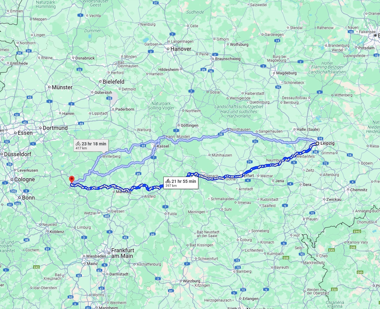 Anreise von Leipzig Zu Siegen Über 