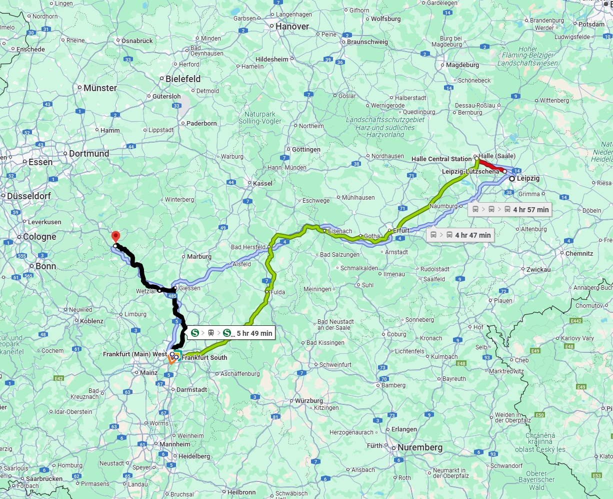 Anreise von Leipzig Zu Siegen Über 
