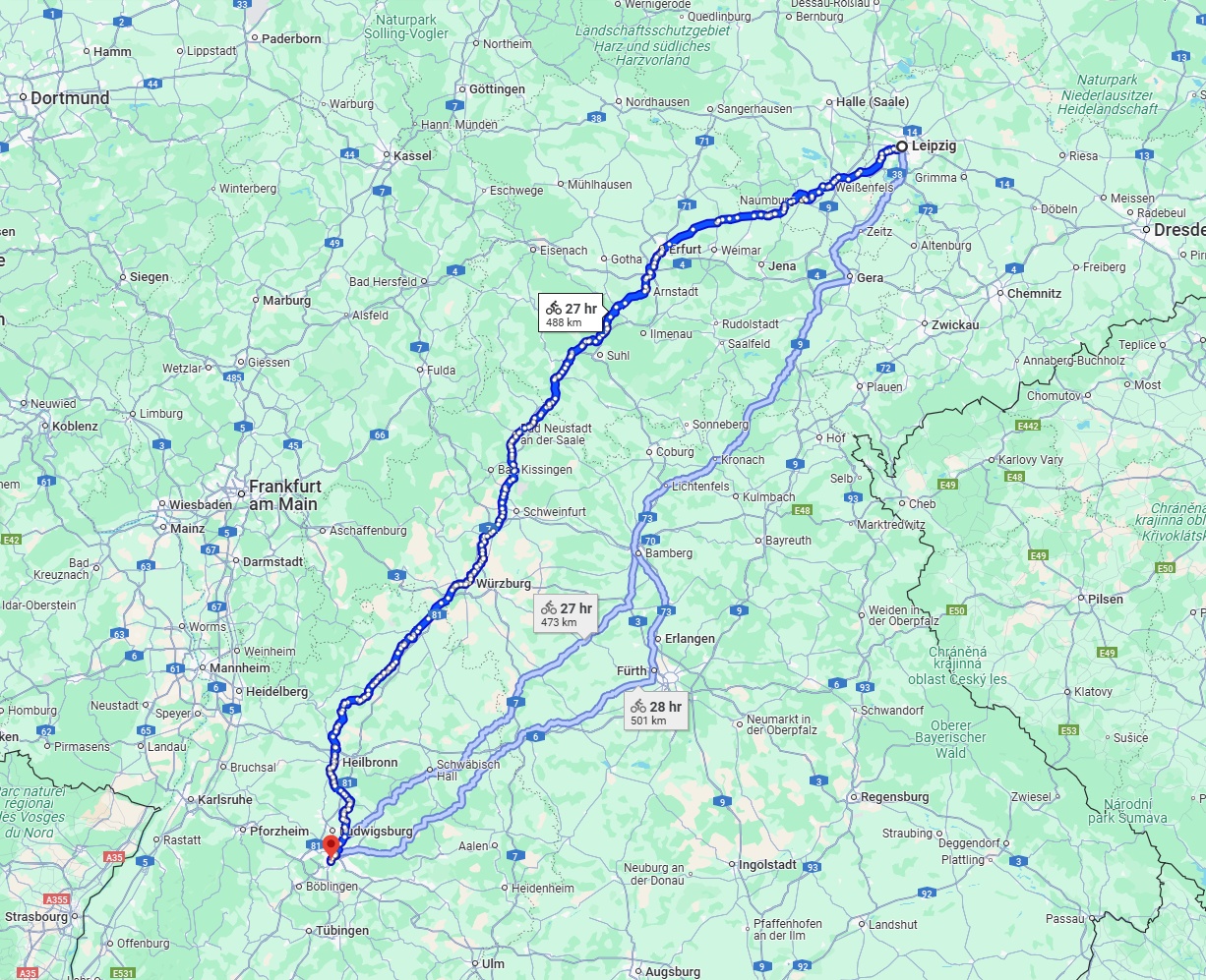Anreise von Leipzig Zu Stuttgart Über 