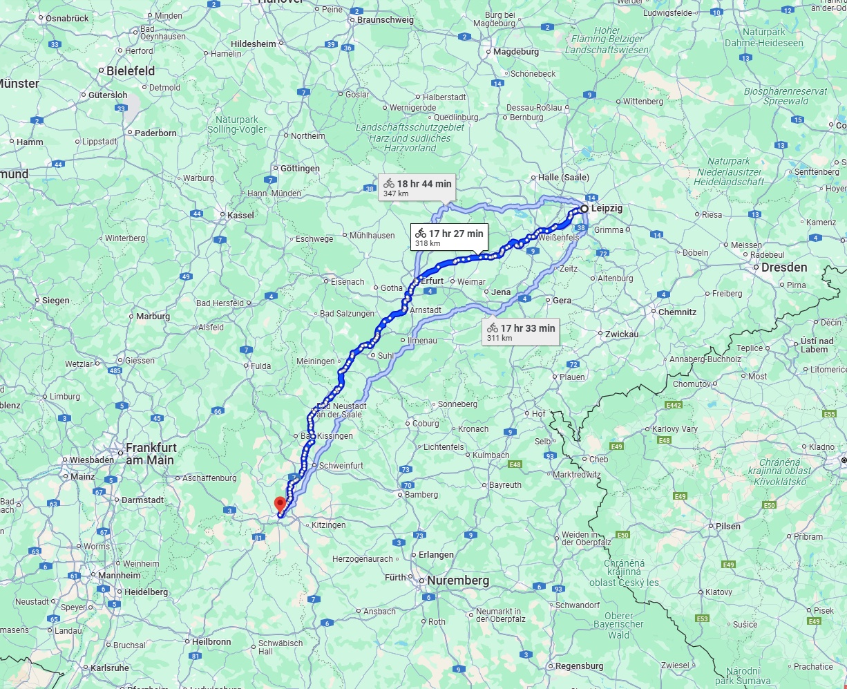Anreise von Leipzig Zu Würzburg Über 