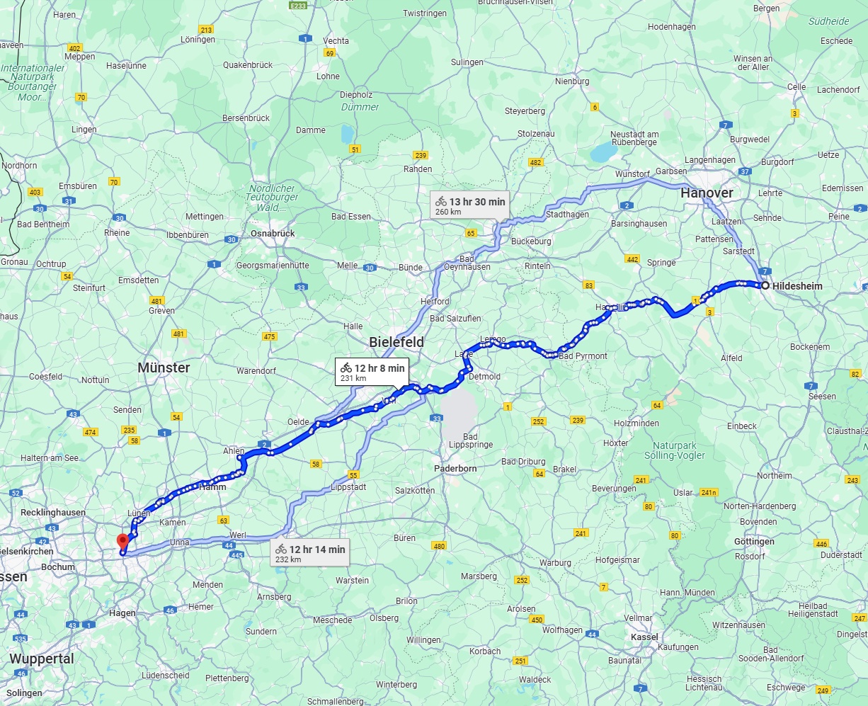 Anreise von Hildesheim Zu Dortmund Über 