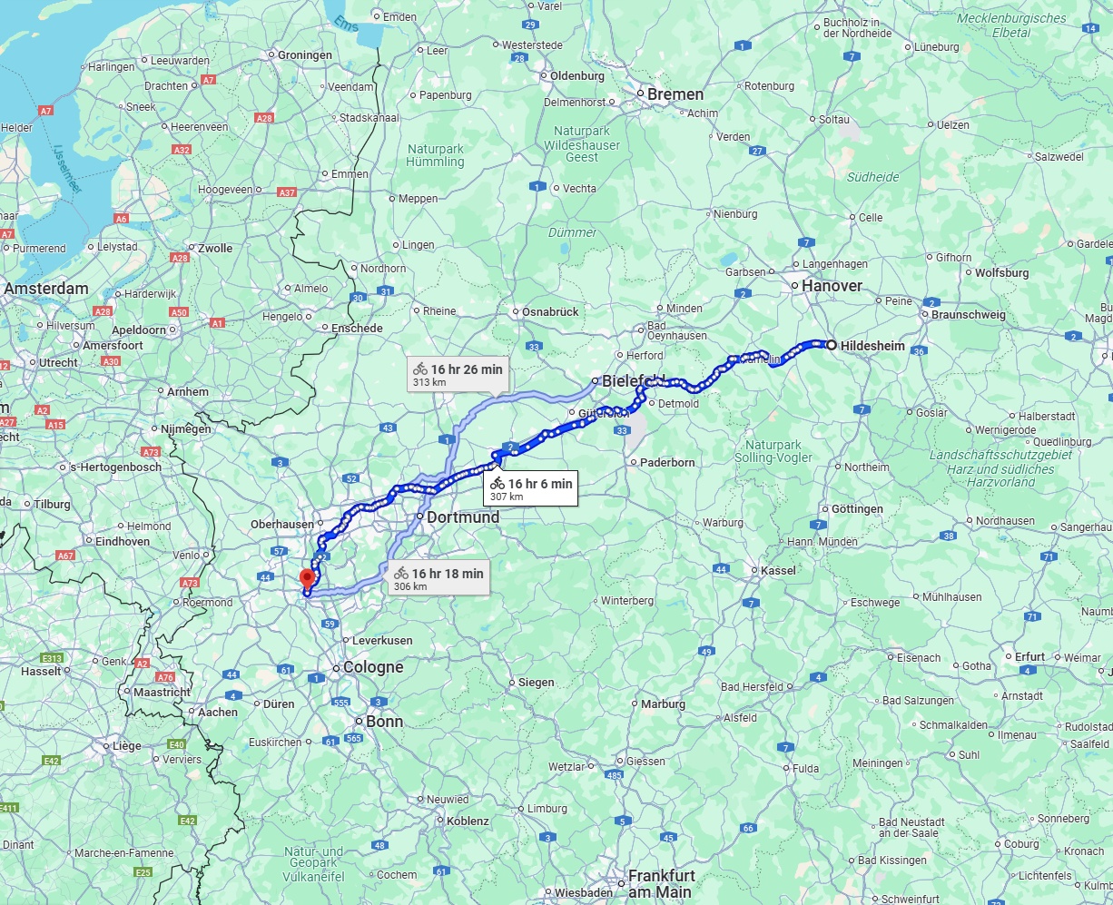 Anreise von Hildesheim Zu Düsseldorf Über 