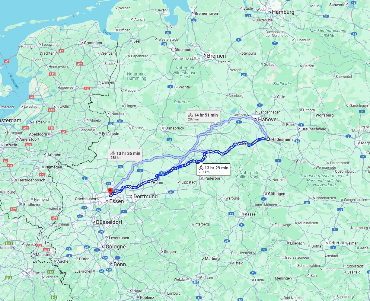 Anreise von Hildesheim Zu Gelsenkirchen Über 