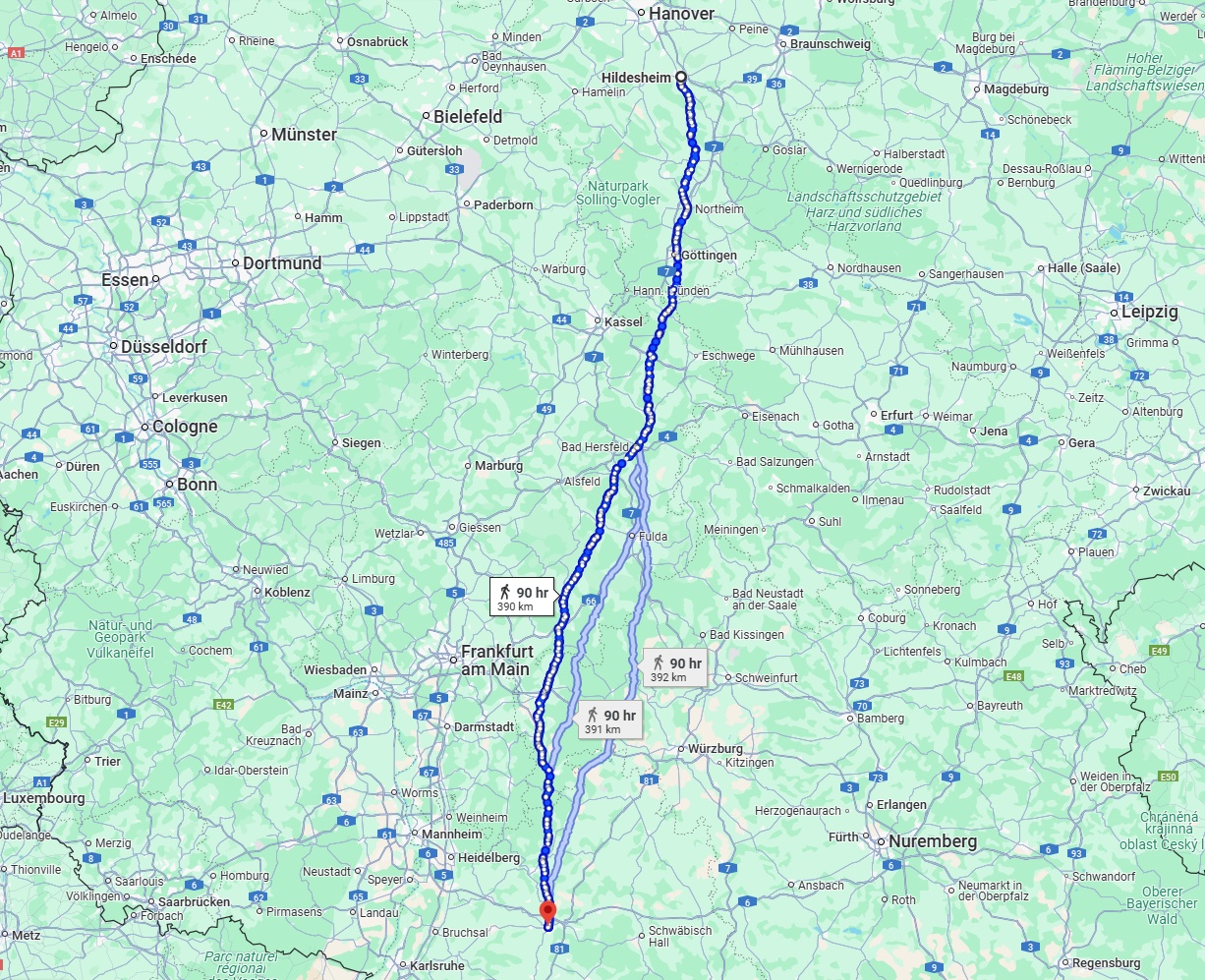 Anreise von Hildesheim Zu Heilbronn Über 