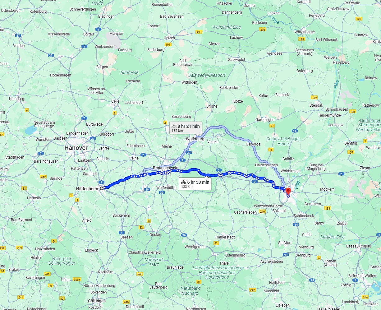 Anreise von Hildesheim Zu Magdeburg Über 