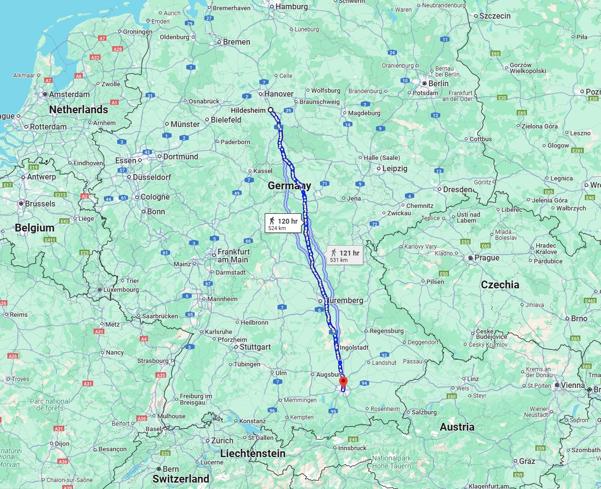 Anreise von Hildesheim Zu München Über 