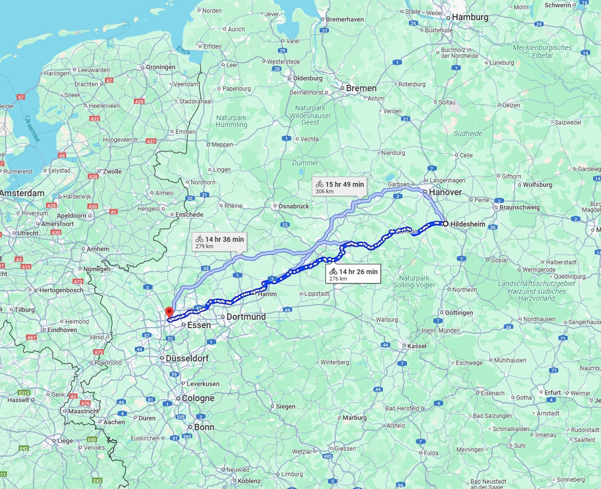 Anreise von Hildesheim Zu Oberhausen Über 
