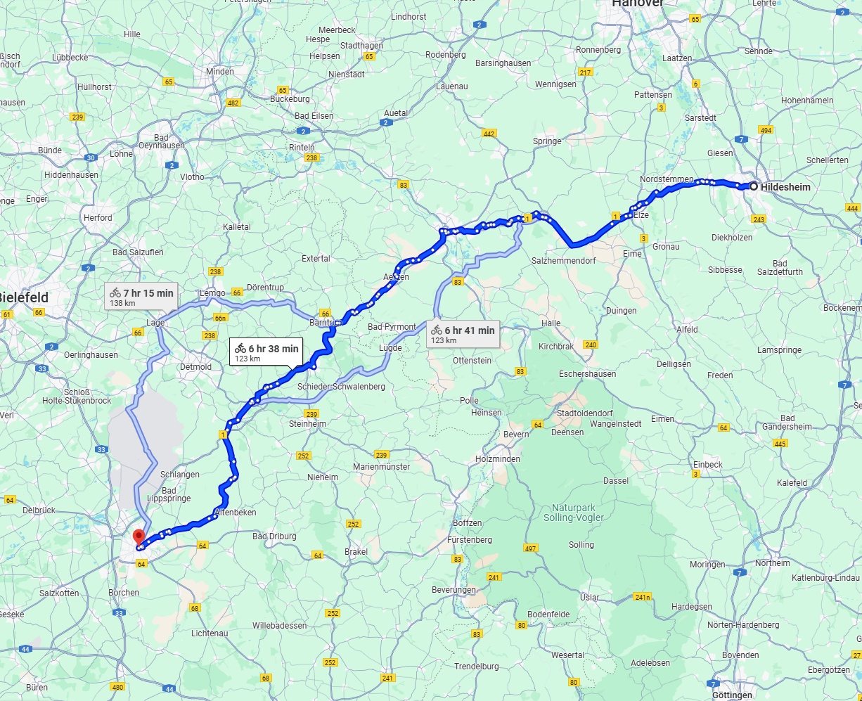 Anreise von Hildesheim Zu Paderborn Über 
