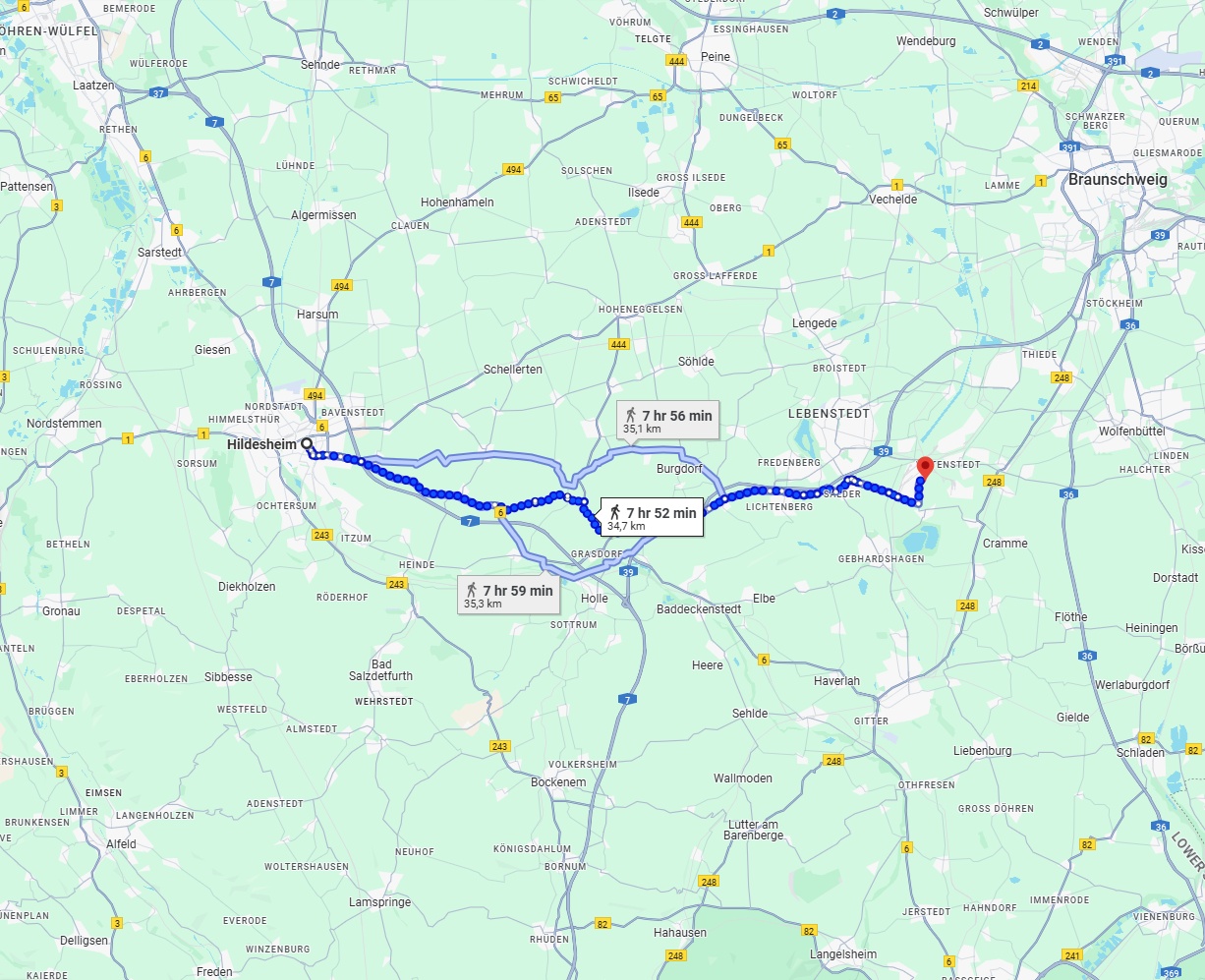 Anreise von Hildesheim Zu Salzgitter Über 