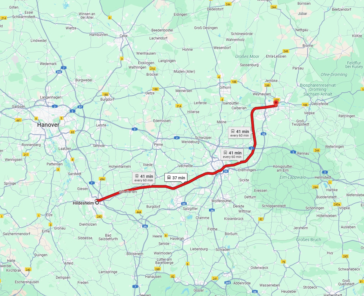 Anreise von Hildesheim Zu Wolfsburg Über 