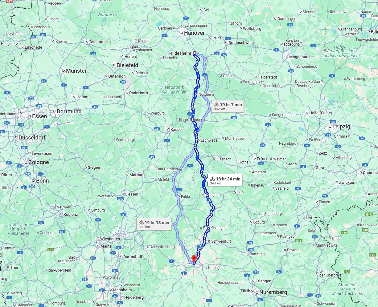 Anreise von Hildesheim Zu Würzburg Über 