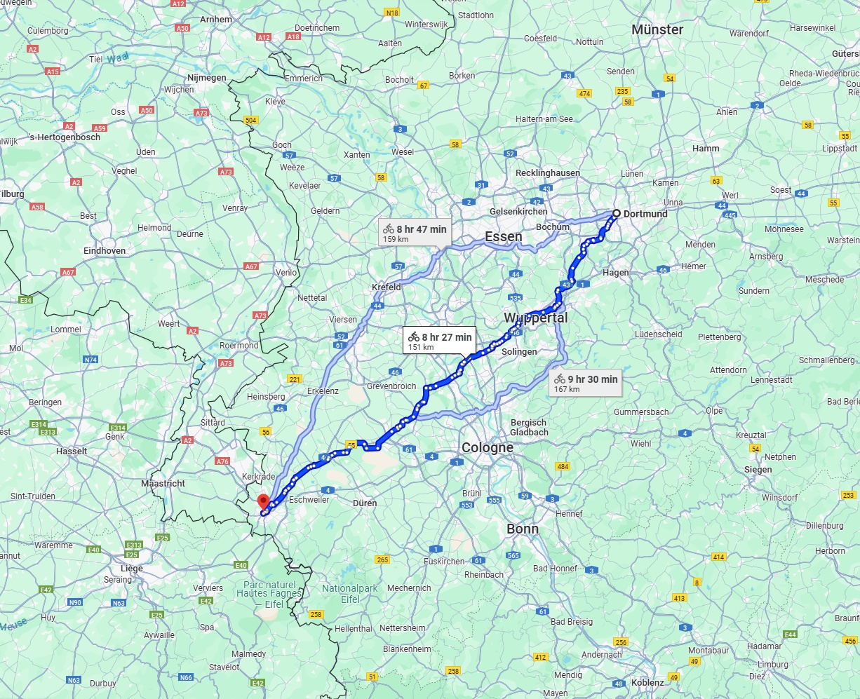 Anreise von Dortmund Zu Aachen Über 