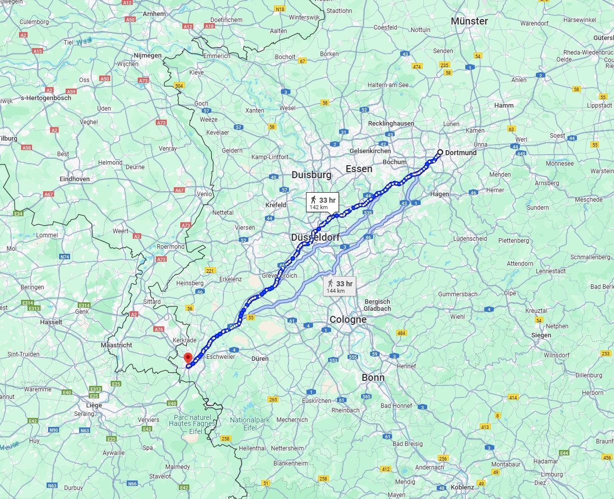Anreise von Dortmund Zu Aachen Über 