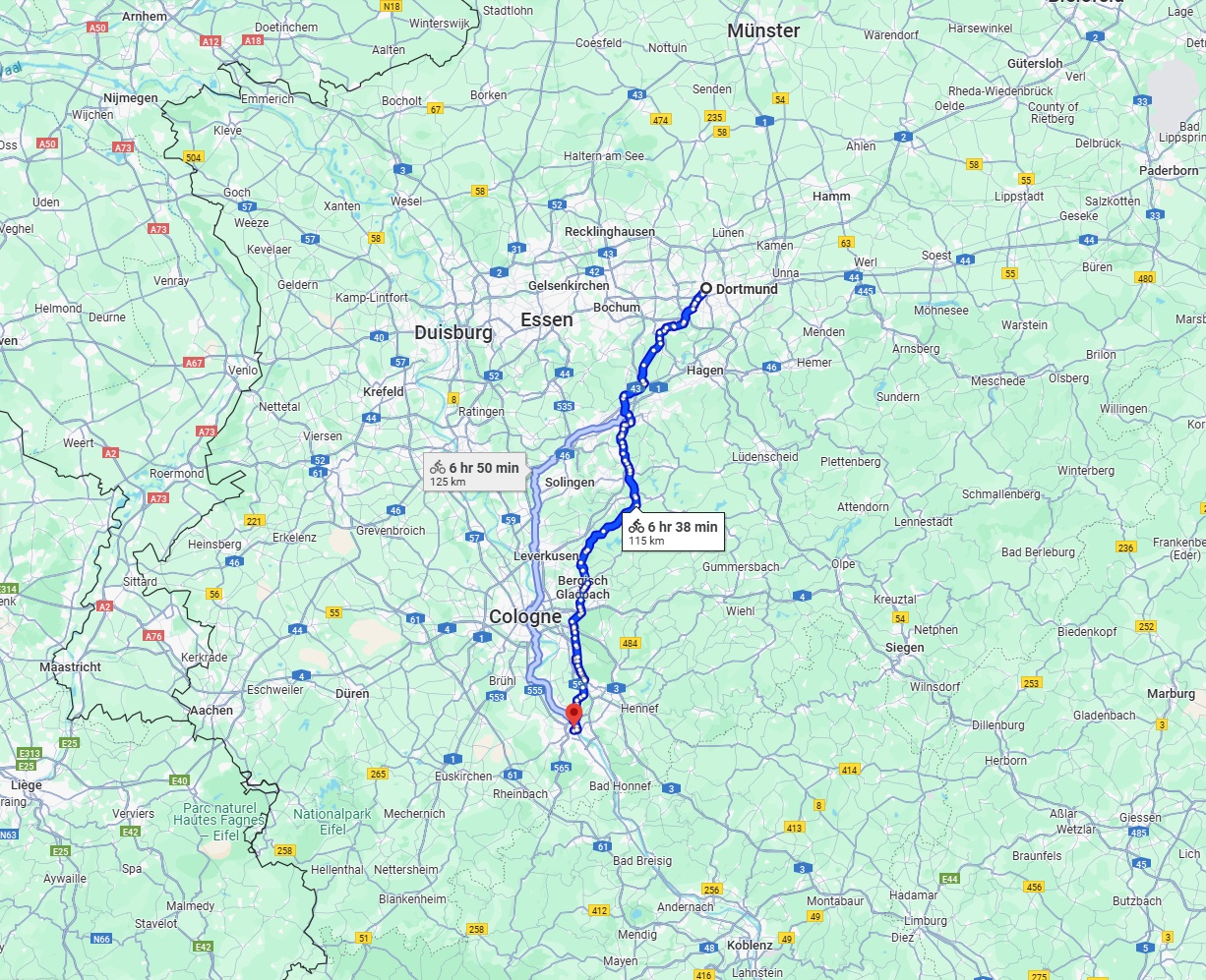 Anreise von Dortmund Zu Bonn Über 