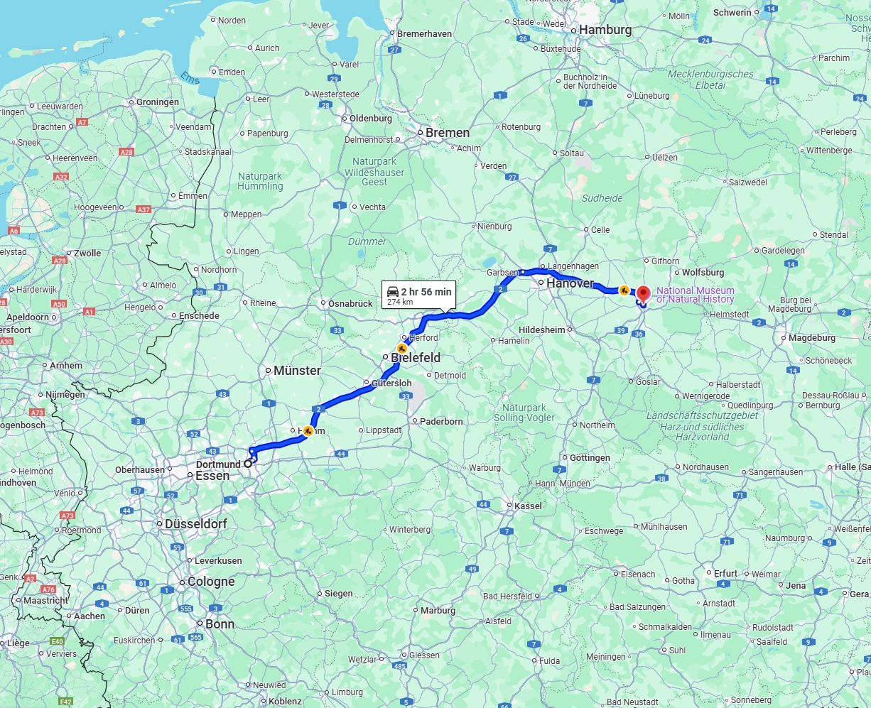 Anreise von Dortmund Zu Braunschweig Über via A2