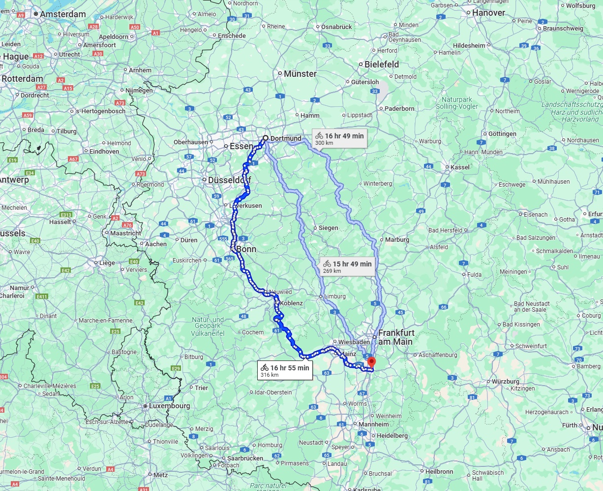 Anreise von Dortmund Zu Darmstadt Über 