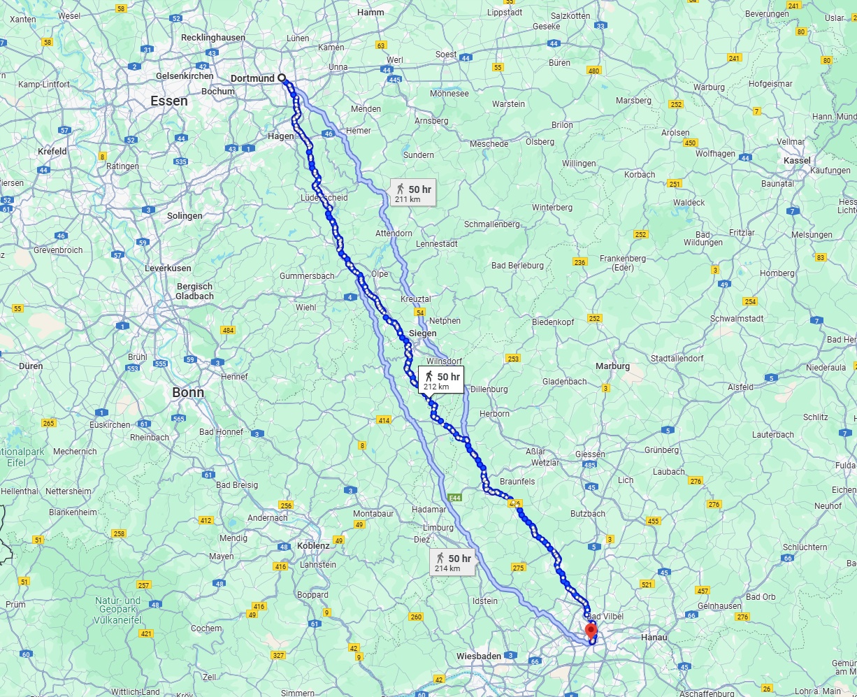 Anreise von Dortmund Zu Frankfurt am Main Über 