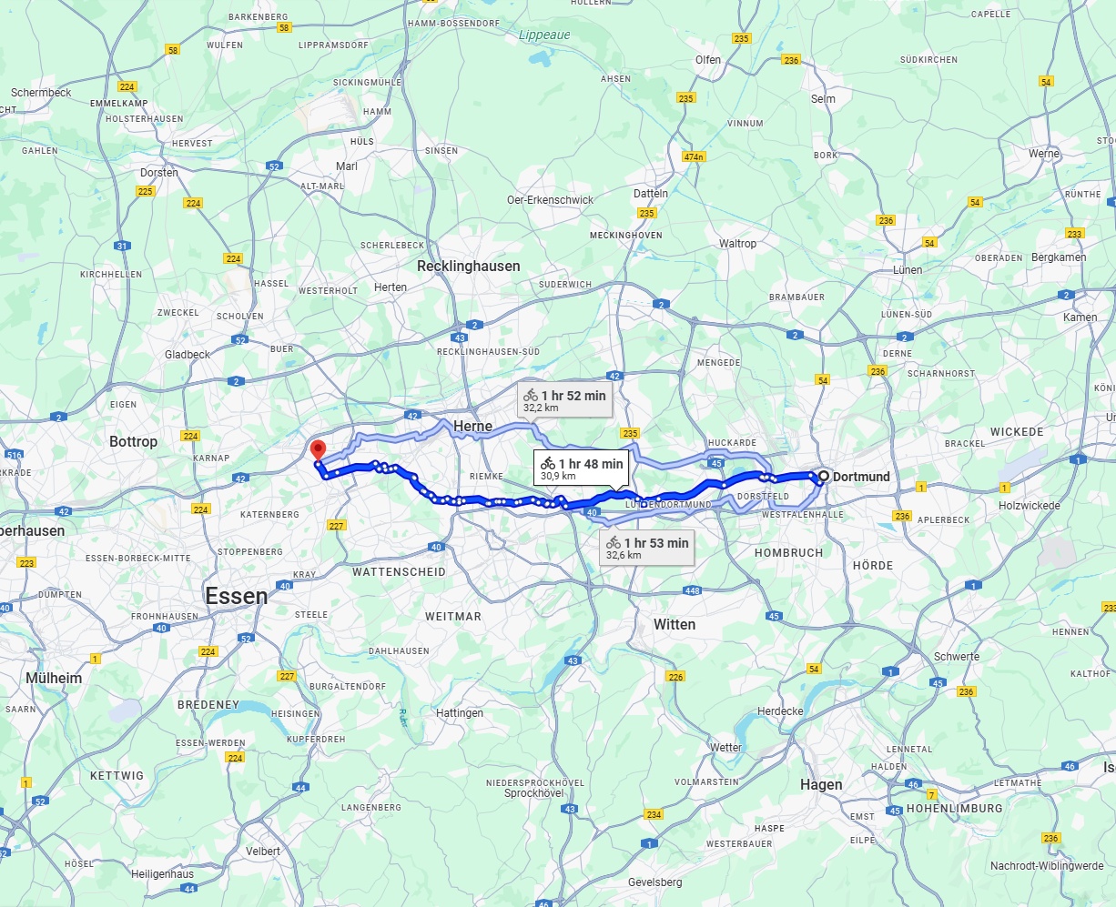 Anreise von Dortmund Zu Gelsenkirchen Über 