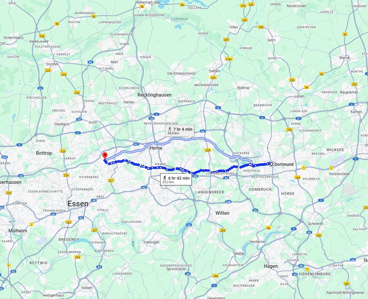 Anreise von Dortmund Zu Gelsenkirchen Über 