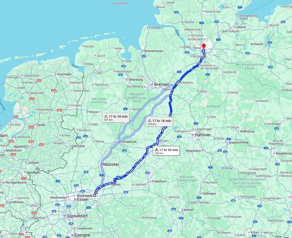 Anreise von Dortmund Zu Hamburg Über 