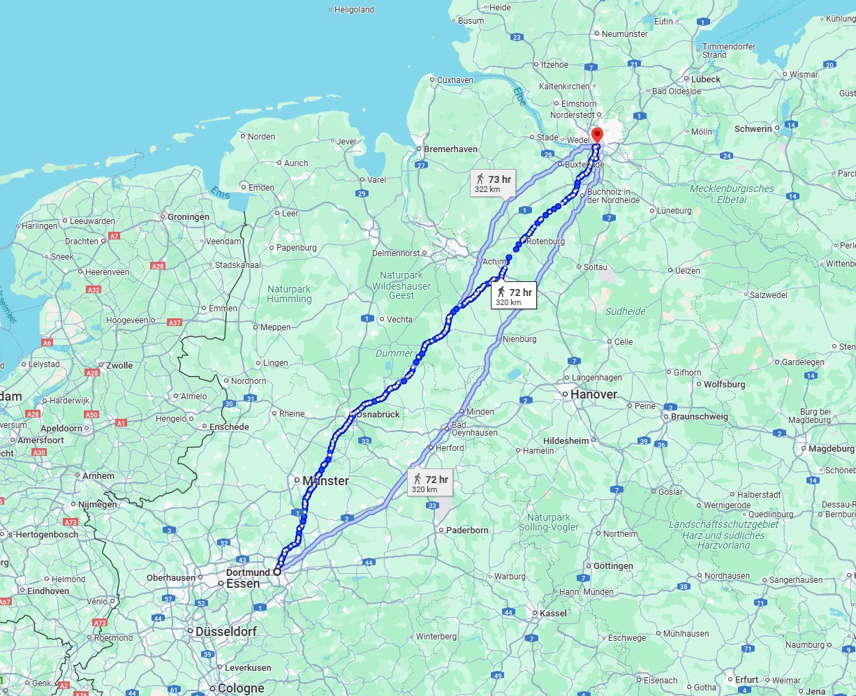Anreise von Dortmund Zu Hamburg Über 