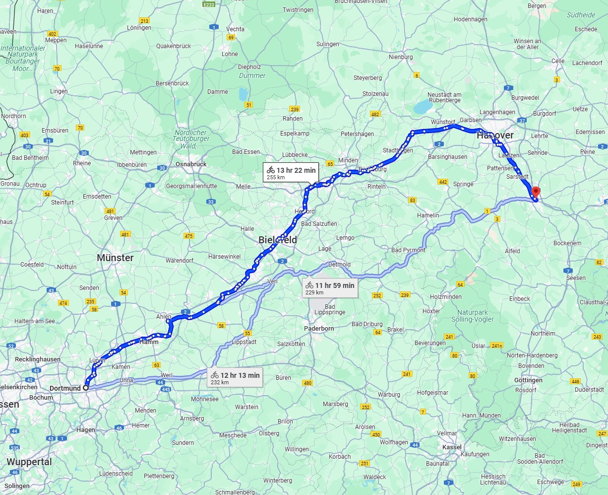 Anreise von Dortmund Zu Hildesheim Über 