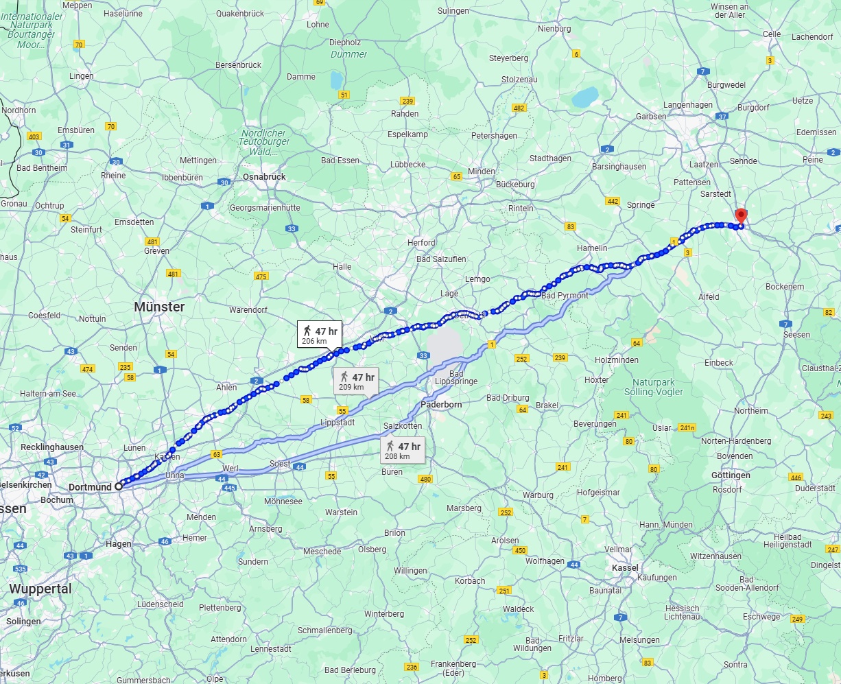 Anreise von Dortmund Zu Hildesheim Über 