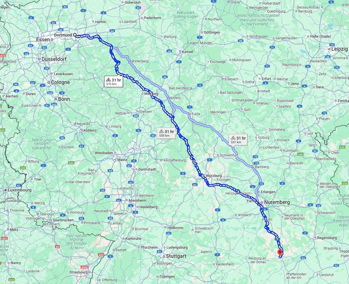 Anreise von Dortmund Zu Ingolstadt Über 